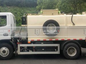 9 Ton Pure Electric Kitchen Waste Garbage Truck Body Left