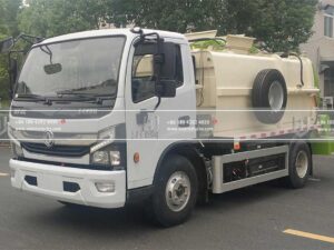 9 Ton Pure Electric Απορριμματοφόρα Κουζίνας Κεφαλή Απορριμμάτων Αριστερά