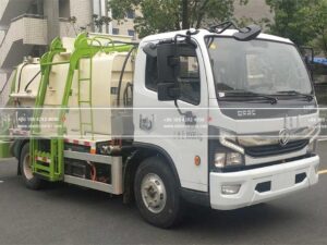 9 Ton Pure Electric Kitchen Waste Garbage Truck Left