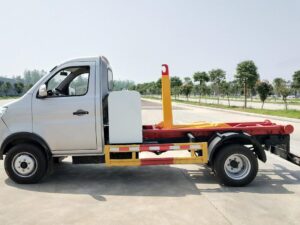 3.5T 4.5-Meter Single-Row Pure Electric Detachable Garbage Truck With Carriage