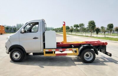 3.5T 4.5-Meter Single-Row Pure Electric Detachable Garbage Truck With Carriage