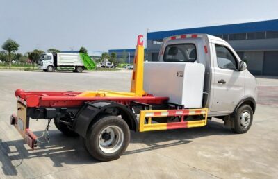 3.5T 4.5-Meter Single-Row Pure Electric Detachable Garbage Truck With Carriage