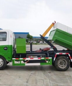 4.3T 5.3-Meter Single-Row Pure Electric Detachable Garbage Truck With Carriage