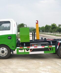 4.3T 5.3-Meter Single-Row Pure Electric Detachable Garbage Truck With Carriage