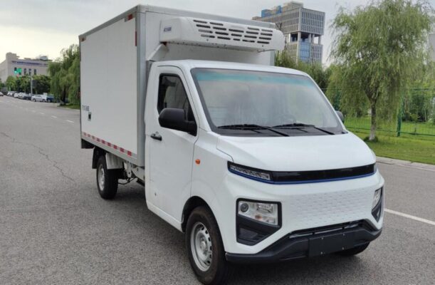 F1E 3T 2.98-meter single-row pure electric refrigerated truck