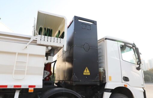 Hanwind E7 8X4 5.8 Meters Pure Electric Dump Truck