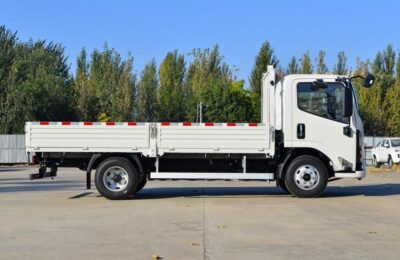 Luda 4.5T 4.2-Meter Single-Row Pure Electric Flatbed Light Truck