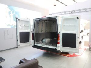 Wuling de 2 prazas de 5,5 metros puro furgoneta encerrada eléctrica