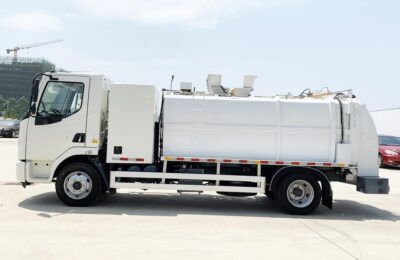 Yanlong 12T Single-Row Pure Electric Kitchen Waste Truck