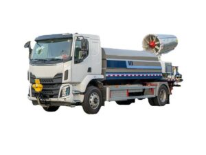 Liuzhou Automobile Pure Electric Spraying Truck และ 14 เรือบรรทุกน้ำลูกบาศก์เมตร