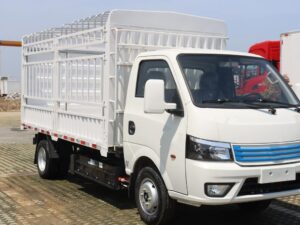 Dongfeng Huashen M3 3.5Ton 3.85 Metr Tək Sıra Təmiz Elektrik Qəfəs Tipi Mikro Yük maşını