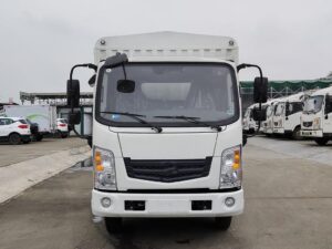 Dongfeng Huashen T16 4.5Ton 4.15-Metre Yek Rêz Kamyonek Ronahî Tîpa Qefesa Elektrîkî ya Pure