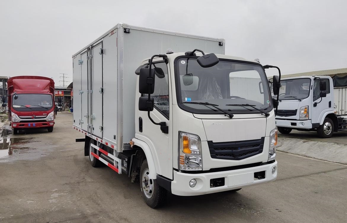 Dongfeng Huashen T17 4.5 тонн 4.1 метр нэг эгнээ цэвэр цахилгаан фургон хөнгөн ачааны машин