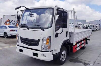 Dongfeng Huashen T18 4.5Ton 4.13Meter Single Row Pure Electric Flatbed Light Truck