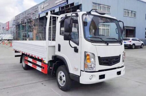 Dongfeng Huashen T18 4.5Ton 4.13Meter Single Row Pure Electric Flatbed Light Truck