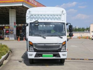 I-Dongfeng K6 4.5Ton 4.19Meter eSingle Row ePure Electric Cage Uhlobo lwelori eKhanyayo