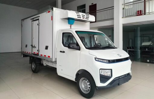 Remote 3 Ton Electric Refrigerated Truck