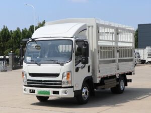 Yutong 4Tons 4.18Meter Single Row Pure Electric Cage Type Light Truck