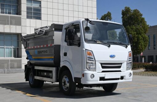 Chufeng 3.5 Tons Electric Rear Compactor Truck