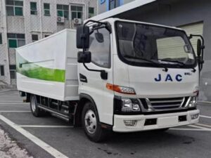 Jac 4.5 टन इलेक्ट्रिक रियर कॉम्पेक्टर ट्रक